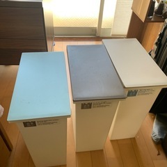 プラスチックゴミ箱20リットル3個