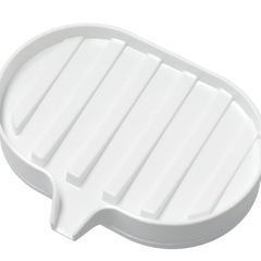 ホワイトストライプソープディッシュの画像