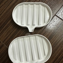 ホワイトストライプソープディッシュ