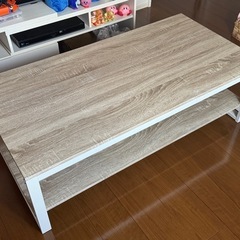 木目　テーブル　センターテーブル　　
