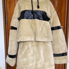 新品•未使用☆ふわもこの可愛いツーピース　Mサイズ☆
