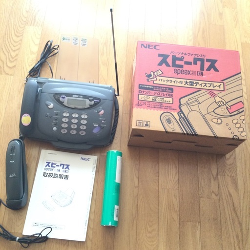 NEC スピークス 31 CL 3way 留守馬電話 FAX コピー