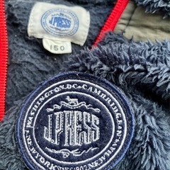 【オンワード】J.PRESS KIDS トップス　ボア　コート　150 ネイビー　の画像