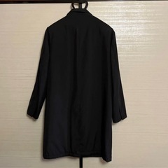 【お値下げ】JOHN PEARSE メンズ/ステンカラーコート ブラック/就職活動/新入社員の画像