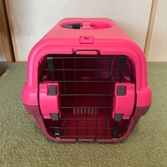 【値下げしました】ペット用キャリー（ピンク）