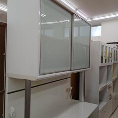 ★ジモティー割あり★スライド扉オープンボード　WH　 高さ(H)200cm× 幅(W)120cm× 奥行(D)50cm【joh3872】