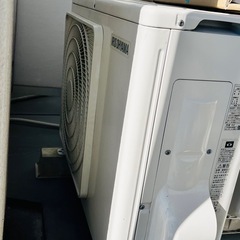 【美品】アイリスオーヤマエアコン室外機付の画像