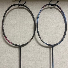 2本 3u アックスフォース 80 90 リーニン バドミントンラケット 渡辺