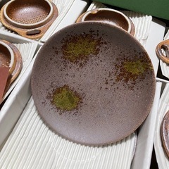 値下げ致しました！  庫山窯 ティーカップ お皿 5個セットの画像
