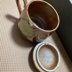 値下げ致しました！  庫山窯 ティーカップ お皿 5個セットの画像