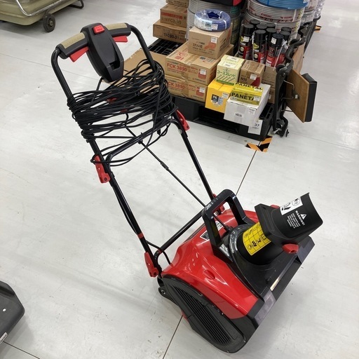 【中古】【動作OK】【店頭引取限定】アルファ工業  100v コード式除雪機　スノーエレファントDX D-1100 14,300円（税
