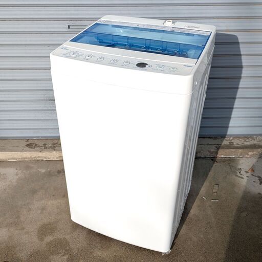 Haier(ハイアール)・全自動電気洗濯機・4.5㎏・2020年製・JW-C45FK・No.230801-64