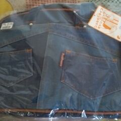 デニムのショルダータイプキャリーバッグ　新品未使用ですの画像