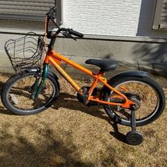 【値下げ!】こども自転車 18インチ 補助輪付き(あさひサイクル...