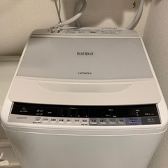 【受け渡し予定者決定】早い者勝ち！HITACHI ビートウォッシュ 洗濯機 8kg BW-V80Aの画像