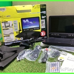 DVD プレイヤー　フルセグ　10インチ　地デジ　テレビ　ＴＶ　新品の画像