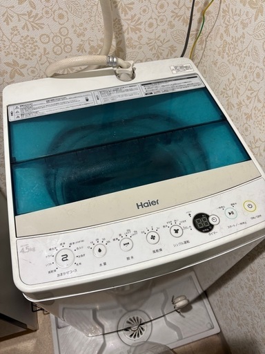 4.5kg 洗濯機　Haier JW-C45A