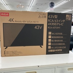 新品未開封【お持ち帰り大特価•家電6ヶ月保証】 RCA 43イン...
