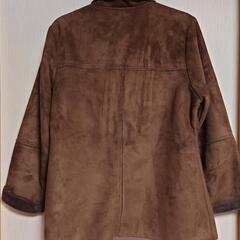 エル・ジュネ　スエード.ムートン調コート Ｌの画像