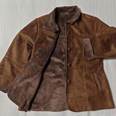 エル・ジュネ　スエード.ムートン調コート Ｌの画像