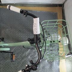 Ｄ970　★15800円★整備済み 中古子供自転車 【ブリヂストン　ビッケ　グリーン　16インチ 】の画像