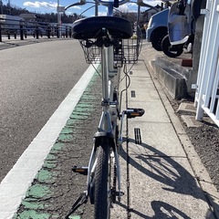【中古自転車】　(シルバーメタリック)  16インチ