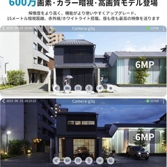 24時間防犯監視カメラ自動追尾機能付きの画像