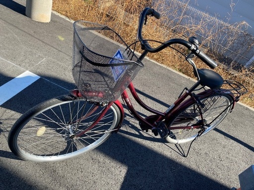 【7A10③】自転車 26ｲﾝﾁ(赤)