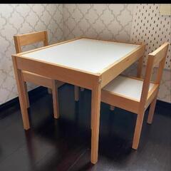 IKEA LATTイケア キッズテーブル&イスセット