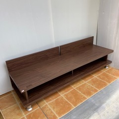 ローボード　テレビ台　ダークブラウンの画像