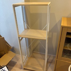 ウッド調シェルフ