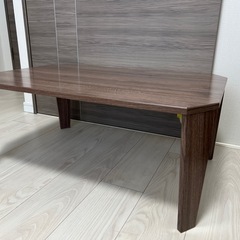 【渋谷】ローテーブル 折りたたみ 幅75×奥行50×高さ32cm 　　