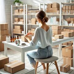 ネット物販で売れた商品の梱包、発送補助の軽作業のお仕事です 名古...