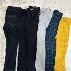 GAP H&M　長パンツ　お着替え　保育園　幼稚園　遊び着る　100 110 ６枚セットの画像