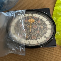 問合せ中❗️ウィリアム モリス 花柄 壁掛け時計 かけ時計 置き時計