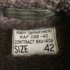 FREEWHEELERS N-1 デッキジャケット サイズ42の画像