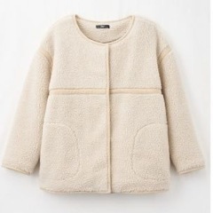 produced by Miyo ボアジャケット　Mの画像