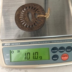 P1216503A 鍔 刀 時代物 刀装具 武具 つば ツバ コレクション 日本刀 芸術 骨董の画像