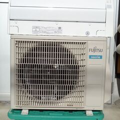 中古美品！　FUJITSU 富士通ゼネラル　ルームエアコン ノクリア　AS-C25K-W　2021年製　おもに8畳