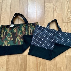 手提げカバン　小学校　ハンドメイド②