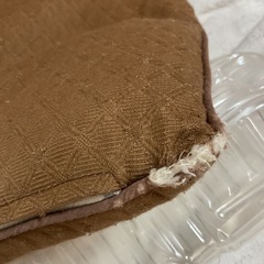 ☺️座布団　40✖️40✖️h3cm  茶色のカバー付の画像