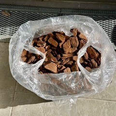 決まりました　
ウッドチップ