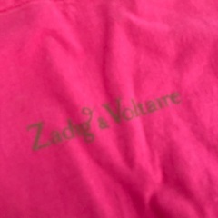 ZADIG&VOLTAIRE（ザディグ・エ・ヴォルテール）ピンクのトートバッグの画像