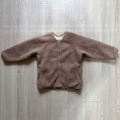 ボアコート ノーカラー JUNOAH mamaraku　親子コーデ セットの画像