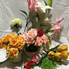造花たくさん！