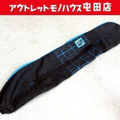 KAZAMA スキーバック スキー収納袋 スキー授業 水色×黒 ...