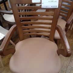 ★ジモティ割あり★  ダイニングチェア ブラウン H×D×W ク...