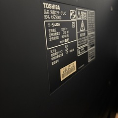 TOSHIBA テレビ　ジャンク品の画像