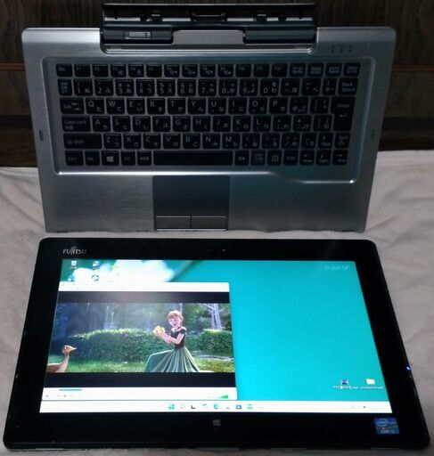 【タッチ対応タブレット型】Windows11 Pro Core i5 SSD ブルートゥース搭載 富士通タブレットパソコン BlueLEDマウスプレゼント中 (11.6型 Office)