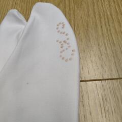 成人式 キラキララメゴールドロゴ入りストレッチ足袋23-24cmの画像